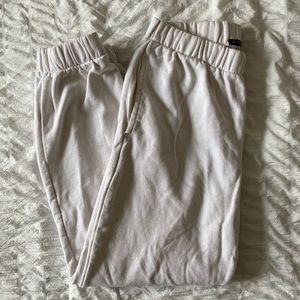 Brandy Melville White Sweat Pants